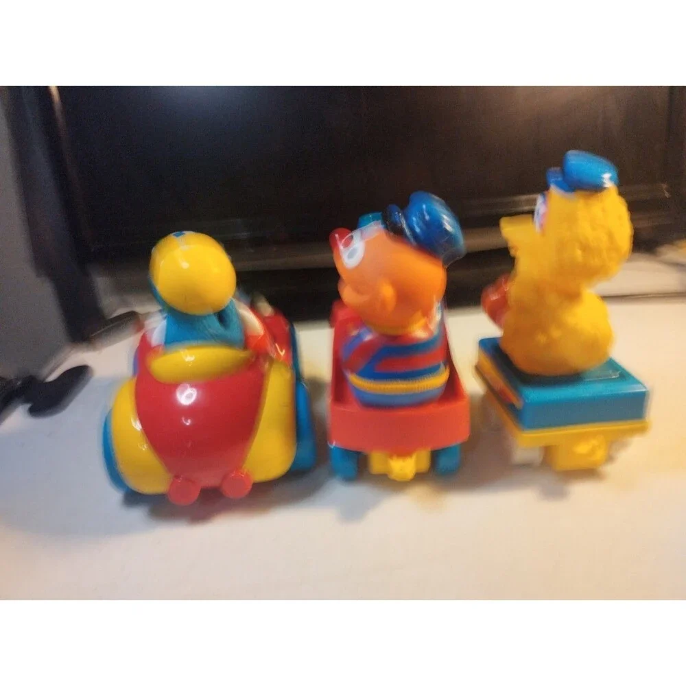 Vintage 1990's Tyco Sesame Street Vehicle Lot Of 3